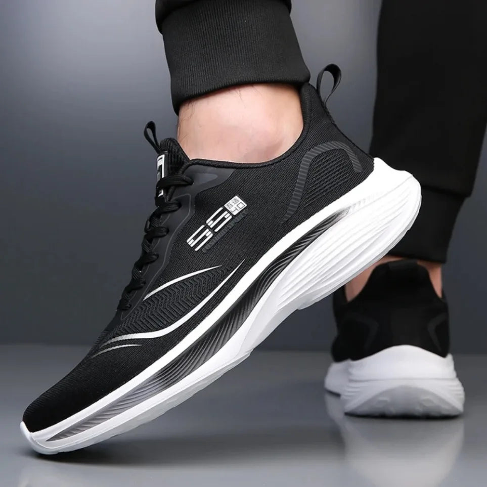Carbon Plate Marathon Shoes Men Casual Sneakers Air Cushion Luxury Comfortable Lightweight Sports Running Shoes Male Footwear